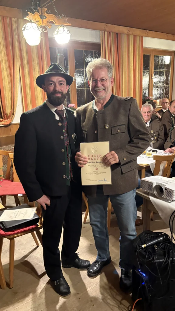 Ehrungen durch BSSB und GAU Gereralversammlung 2026